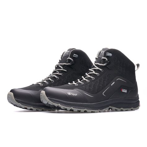 Botín Hombre Light Rock Mid Eco Negro Lippi I25-2