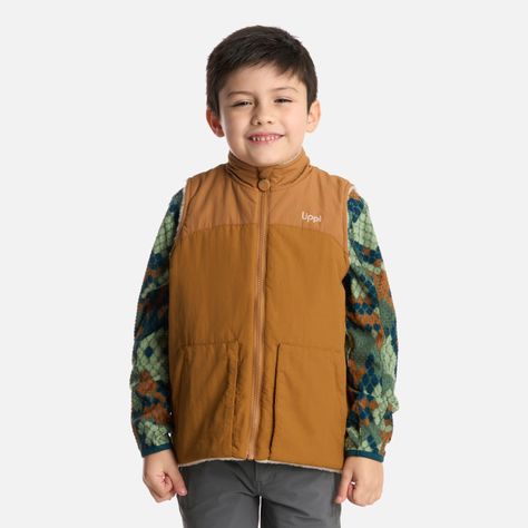 Chaqueta Niño Campfire 2-Faces Jacket Camel Lippi-1
