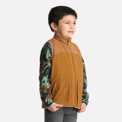 Chaqueta Niño Campfire 2-Faces Jacket Camel Lippi-2