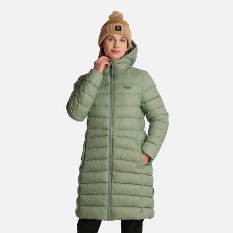 Chaqueta Mujer Warm Day Steampro Hoody Jade Oscuro Lippi I25-0