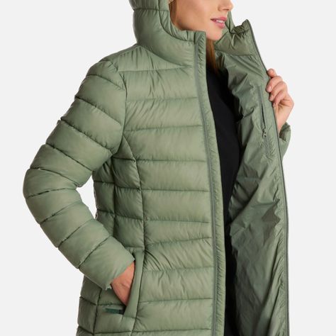 Chaqueta Mujer Warm Day Steampro Hoody Jade Oscuro Lippi I25-5