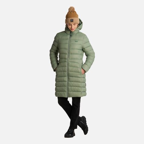 Chaqueta Mujer Warm Day Steampro Hoody Jade Oscuro Lippi I25-6