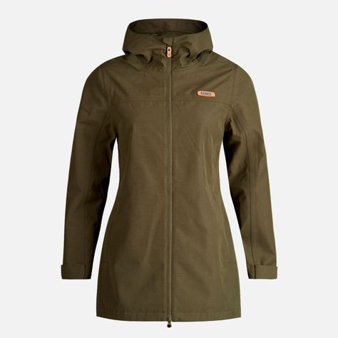 Chaqueta Mujer Citizen Warm B-Dry Hoody Jacket Verde Militar Lippi-0