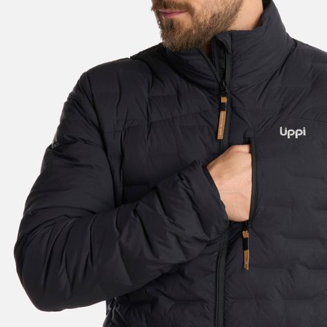 Chaqueta Hombre Ultimate Stretch Down Negro Lippi I25-3