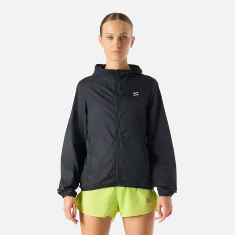 Chaqueta Mujer Built To Move Windbreaker Negro Vulcano-0