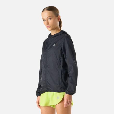 Chaqueta Mujer Built To Move Windbreaker Negro Vulcano-1