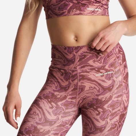 Calza Mujer Coihue Larga Print Burdeo Haka Honu-4