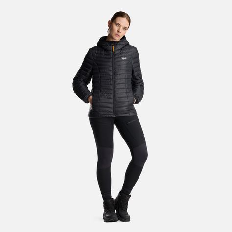 Chaqueta Mujer Peak Down Hoody Jacket Negro Lippi I24-8