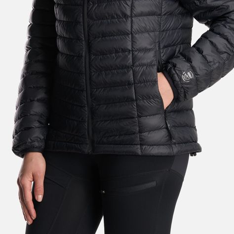 Chaqueta Mujer Peak Down Hoody Jacket Negro Lippi I24-5