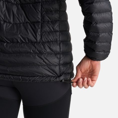 Chaqueta Mujer Peak Down Hoody Jacket Negro Lippi I24-6