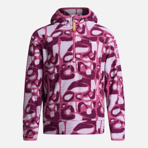 Poleron Niña Saltamontes Nano-F 14 Zip Hoody Print Rosado Lippi-0