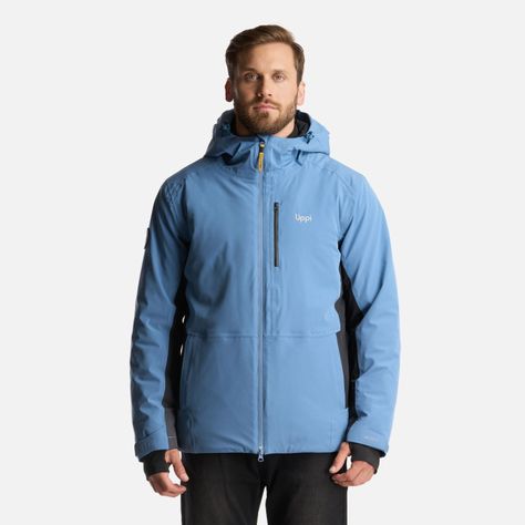 Chaqueta Hombre Snow Valley B-Dry Jacket Azul Grisaceo Lippi-1