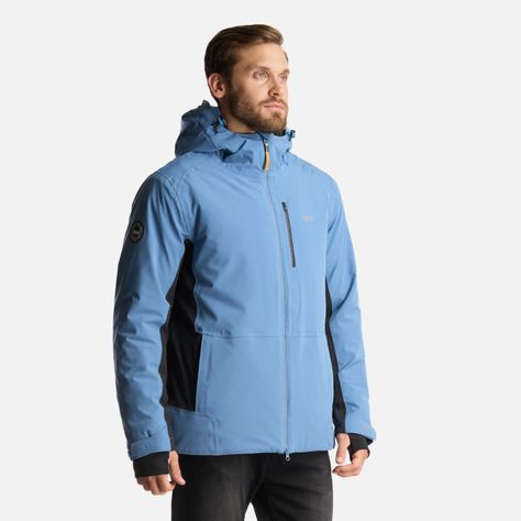 Chaqueta Hombre Snow Valley B-Dry Jacket Azul Grisaceo Lippi-2