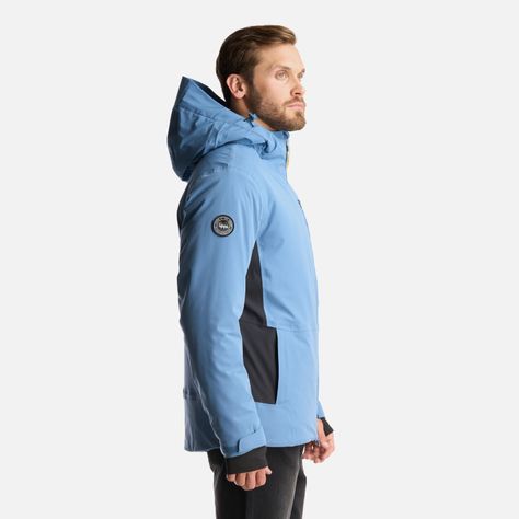 Chaqueta Hombre Snow Valley B-Dry Jacket Azul Grisaceo Lippi-3