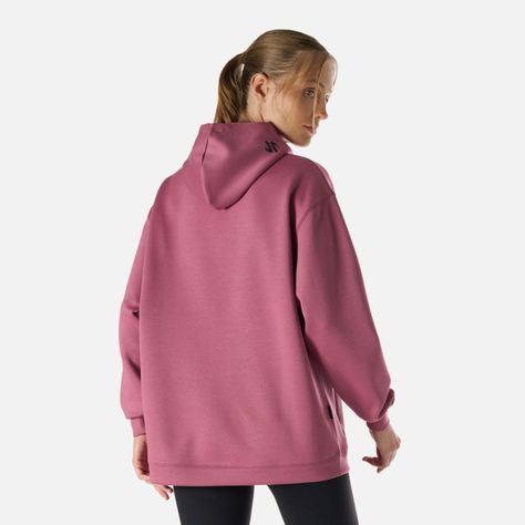 Polerón Mujer Tempo Active Sweatshirt Hoody Rosado Vulcano-3