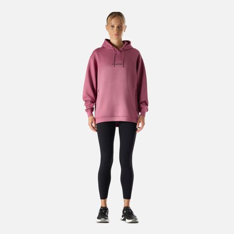 Polerón Mujer Tempo Active Sweatshirt Hoody Rosado Vulcano-6