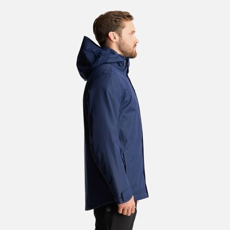Chaqueta Hombre Tres Cruces Fusion-3 Hoody Jacket Azul Marino Lippi I24-3