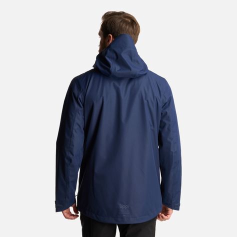 Chaqueta Hombre Tres Cruces Fusion-3 Hoody Jacket Azul Marino Lippi I24-4