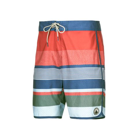 Short Hombre Performance Swimwear Azul Naranjo Verde Lippi-0