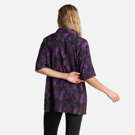 Camisa Mujer Cola de Tigre Print Negro Haka Honu-3