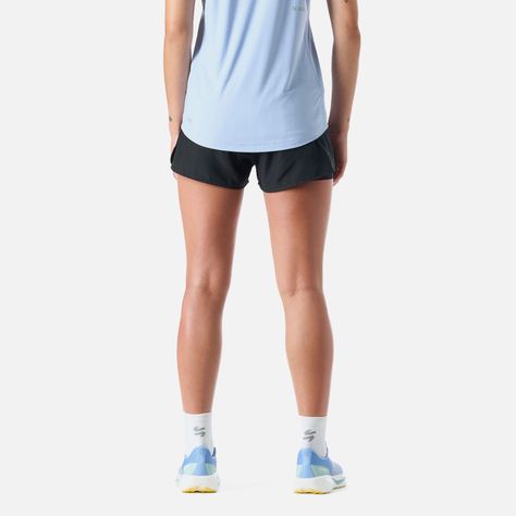 Shorts Mujer Built To Move 2-in-1 2,5" Shorts Negro Vulcano-3