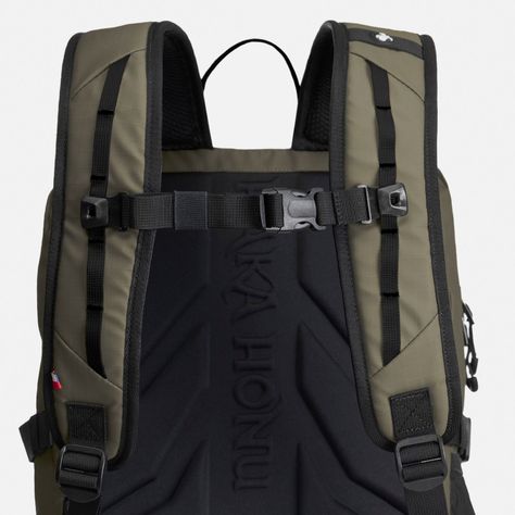 Mochila Unisex Cromi 22L Verde Grisaceo Haka-Honu-5