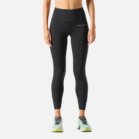 Calza Mujer Built To Move 7/8 High Rise Negro Vulcano-0