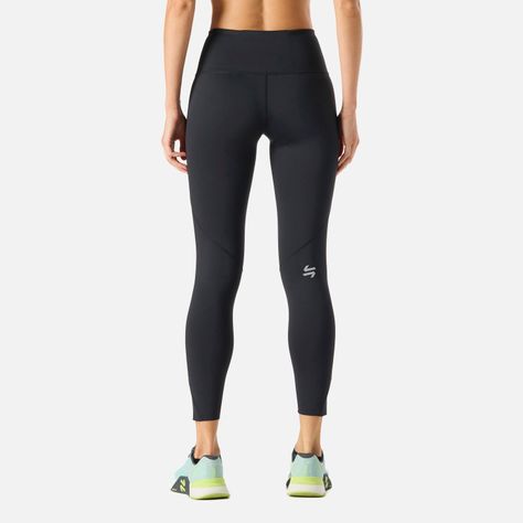 Calza Mujer Built To Move 7/8 High Rise Negro Vulcano-3