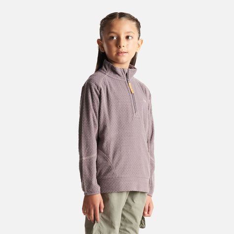 Poleron Niña Saltamontes Nano-F 14 Zip Malva Lippi I23-2