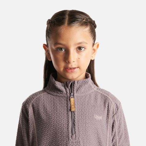 Poleron Niña Saltamontes Nano-F 14 Zip Malva Lippi I23-4