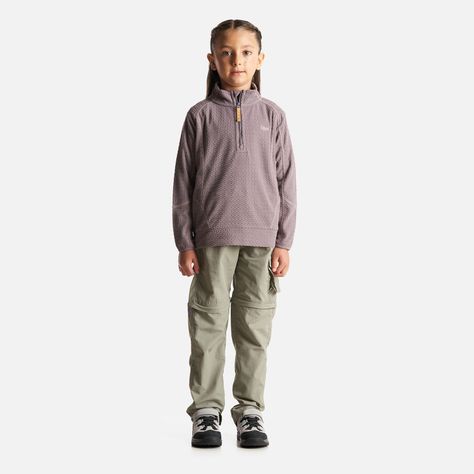 Poleron Niña Saltamontes Nano-F 14 Zip Malva Lippi I23-5