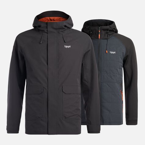 Chaqueta Hombre All In Fusion 3 Jacket Negro Lippi-0