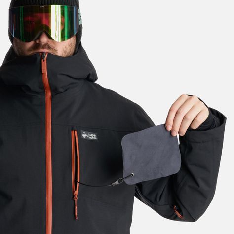 Chaqueta Hombre Yeti Negro Haka Honu I24-7