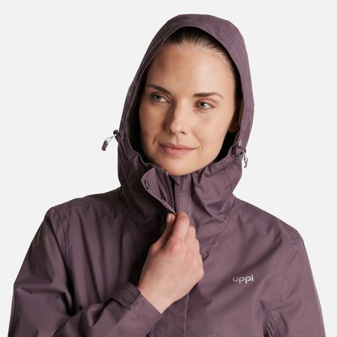 Chaqueta Mujer  Blizzard B-Dry Hoody Jacket Morado Lippi-4