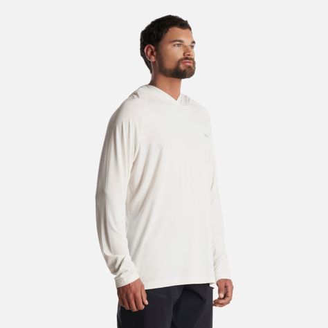 Polera Hombre Sun Action Hoody Q-Dry T-Shirt Blanco Lippi-2