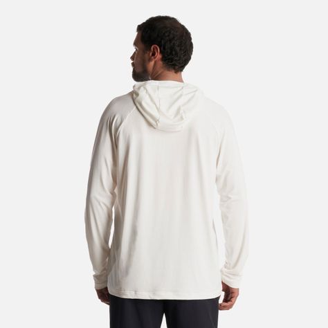 Polera Hombre Sun Action Hoody Q-Dry T-Shirt Blanco Lippi-3
