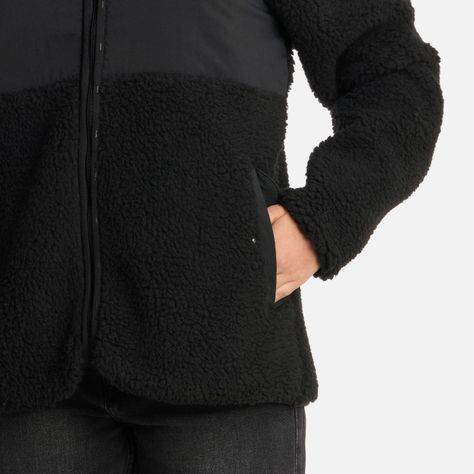 Polar Teen Girl Glaciar Sherpa-pro Jacket Negro Lippi I25-3