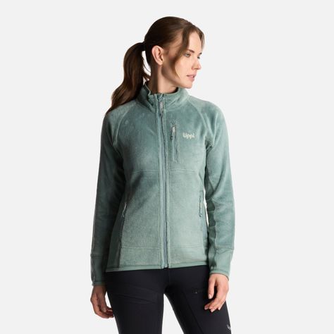 Chaqueta Mujer Numan Shaggy-Pro Jacket Jade Oscuro Lippi-1