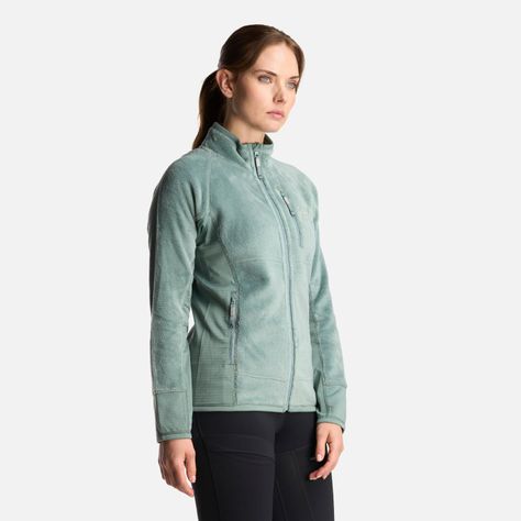 Chaqueta Mujer Numan Shaggy-Pro Jacket Jade Oscuro Lippi-2