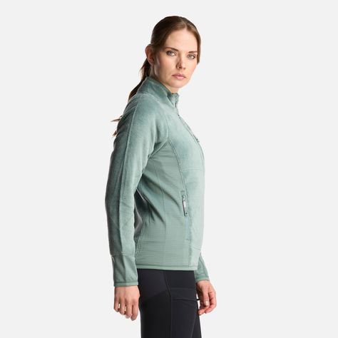 Chaqueta Mujer Numan Shaggy-Pro Jacket Jade Oscuro Lippi-3