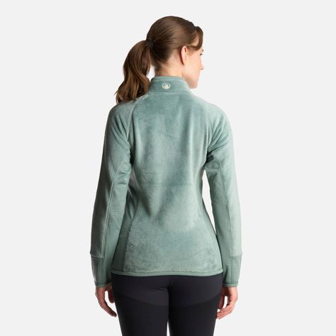 Chaqueta Mujer Numan Shaggy-Pro Jacket Jade Oscuro Lippi-4