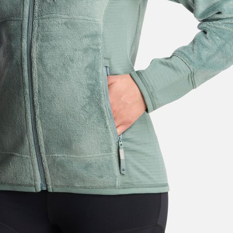 Chaqueta Mujer Numan Shaggy-Pro Jacket Jade Oscuro Lippi-6