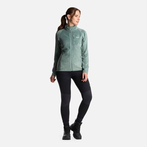 Chaqueta Mujer Numan Shaggy-Pro Jacket Jade Oscuro Lippi-7