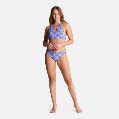 Traje de Baño Mujer Fondo de Bikini Full Print Lila Haka Honu-7