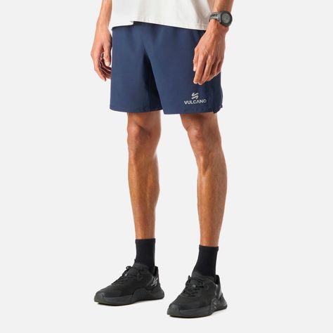 Shorts Hombre Tempo 7" Shorts Azul Marino Vulcano-1