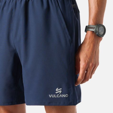 Shorts Hombre Tempo 7" Shorts Azul Marino Vulcano-4