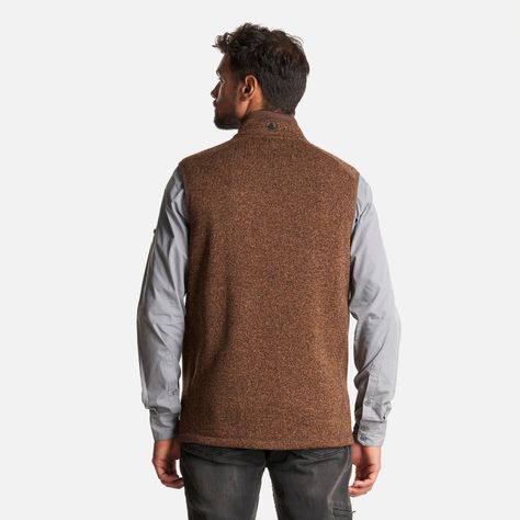 Chaqueta Hombre Coronado Therm-Pro Vest Melange Café Lippi-3