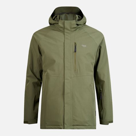 Chaqueta Hombre Andes B-Dry Hoody Jacket Verde Lippi-0