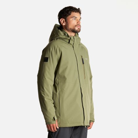 Chaqueta Hombre Andes B-Dry Hoody Jacket Verde Lippi-2