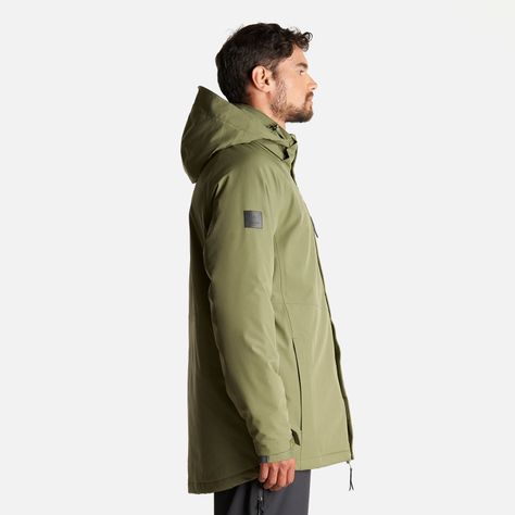 Chaqueta Hombre Andes B-Dry Hoody Jacket Verde Lippi-3